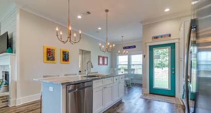 Bright beach house steps from the sand & memories