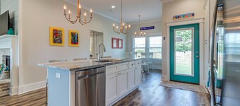 Bright beach house steps from the sand & memories