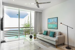 Smart TV de 45 pulgadas con canales digitales, una televisión
