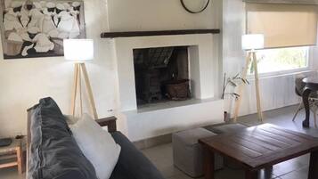 TV connectée, cheminée