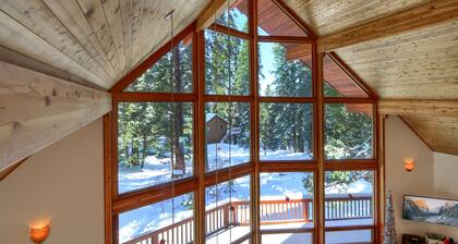 🌄 Luxe A-Frame Panoramic View Yosemite West Cabin - NEW AC and EV Charger🌄