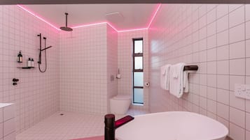 Design Double Room | Bathroom | Hair dryer, towels