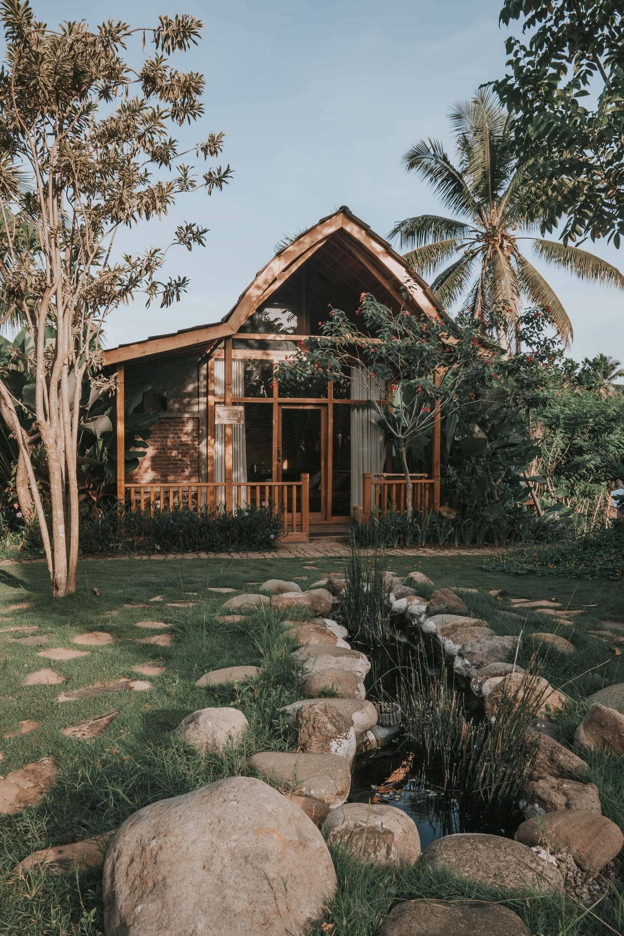 小屋, 花園景 (Wood Cabin) | 免費 Wi-Fi、床單