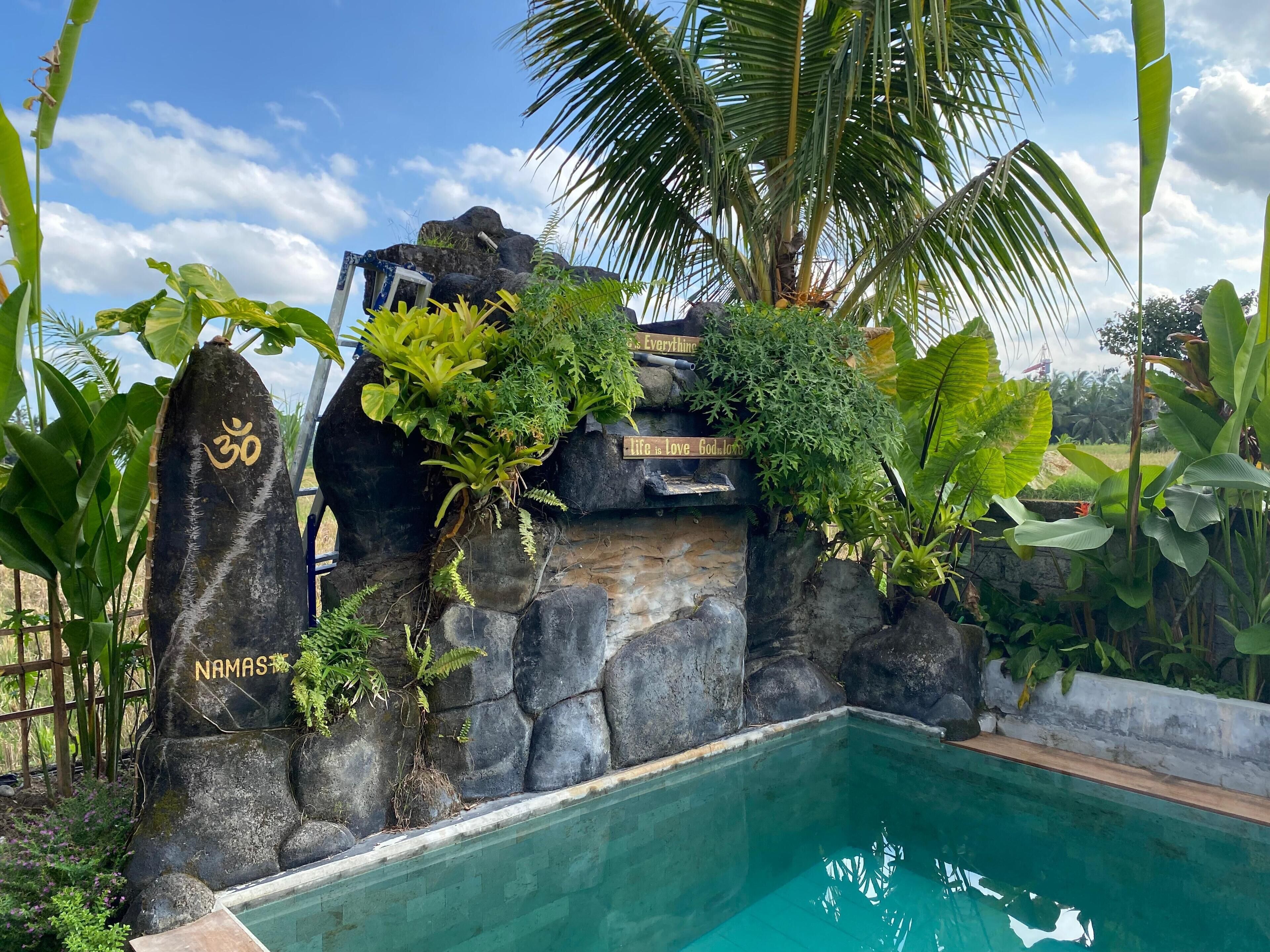 Udsigt fra overnatningsstedet