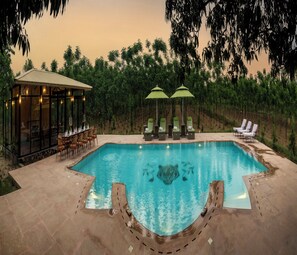 Outdoor pool - Aalia Jungle Retreat and Spa, Bandarjudh, Haridwar - Araiya Anthology (Roorkee)