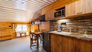 Fridge, microwave, dishwasher, highchair