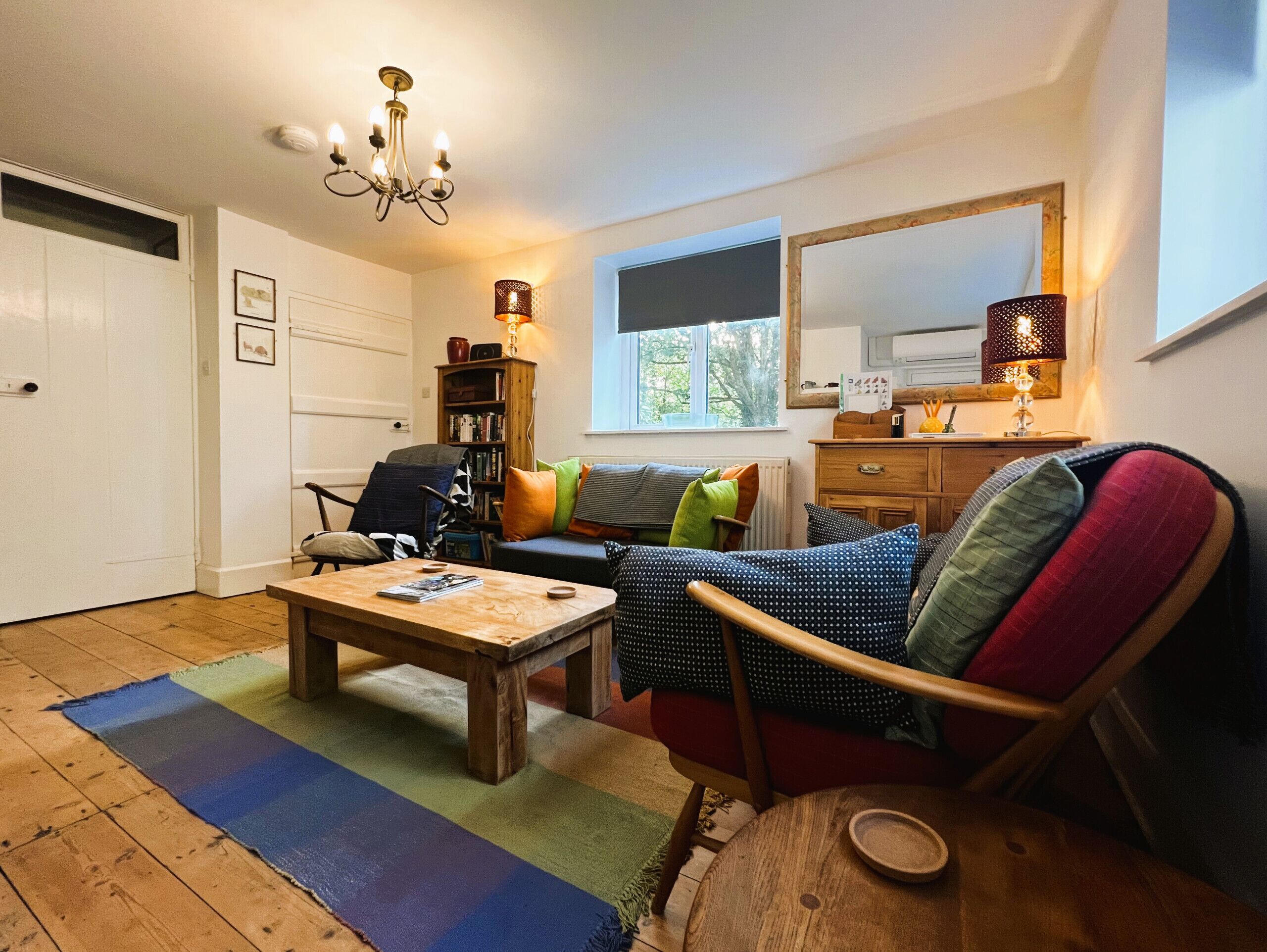 TV, fireplace, DVD player