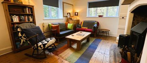 TV, fireplace, DVD player
