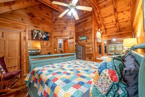 小屋, 多張床, 熱水浴缸 | 1 間臥室、免費無線上網、床單