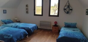 5 chambres, fer et planche à repasser, Wi-Fi gratuit, draps fournis