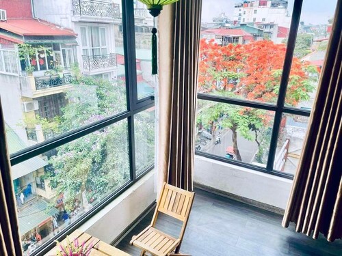 Private room for couple with city view in the Old Quarter Hanoi