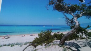På stranden, liggestole