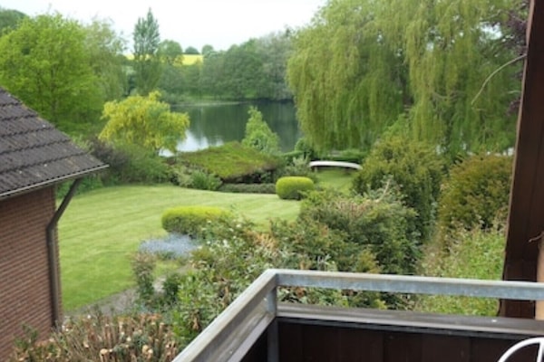 Aussicht Balkon Wohnung links