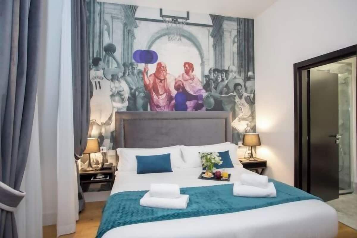 1 Schlafzimmer, Zimmersafe, individuell dekoriert