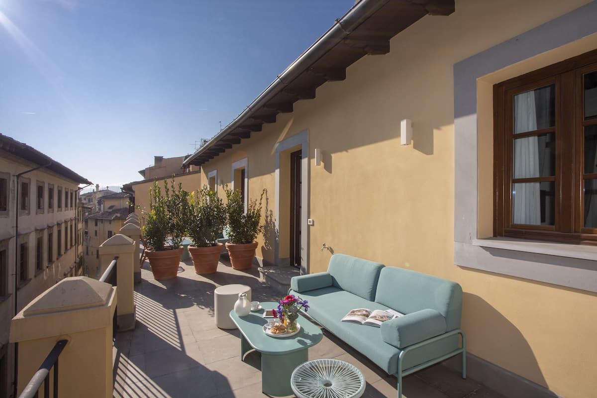 Junior Suite, 2 Bedrooms, Terrace, City View (Palazzo Baldaccio) | Terrace/patio