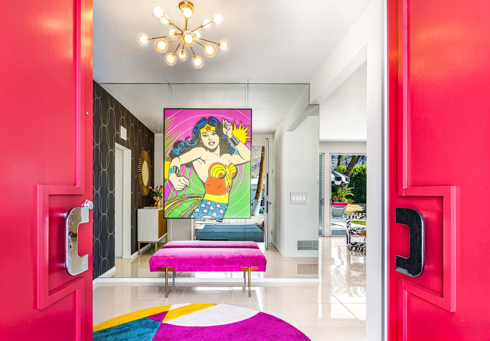 Reduced Rates for Fall! Sprawling Mid-Century Modern Home + Attached Casita, Bar Room & Pool