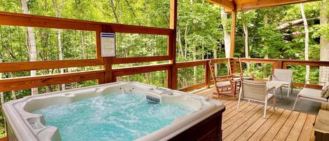 야외 스파 욕조