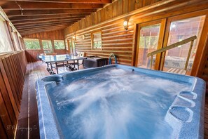 Cabin, Multiple Beds, Hot Tub | Interior