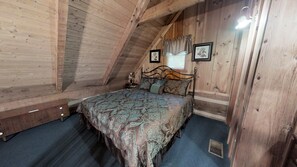 Cabin, 1 King Bed with Sofa bed, Hot Tub | 1 bedroom, free WiFi, bed sheets - A Love Shack (Cosby)