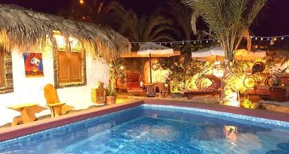 Pool Bungalow with Jacuzzi -Lagoon -Apartments Surfers Lounge