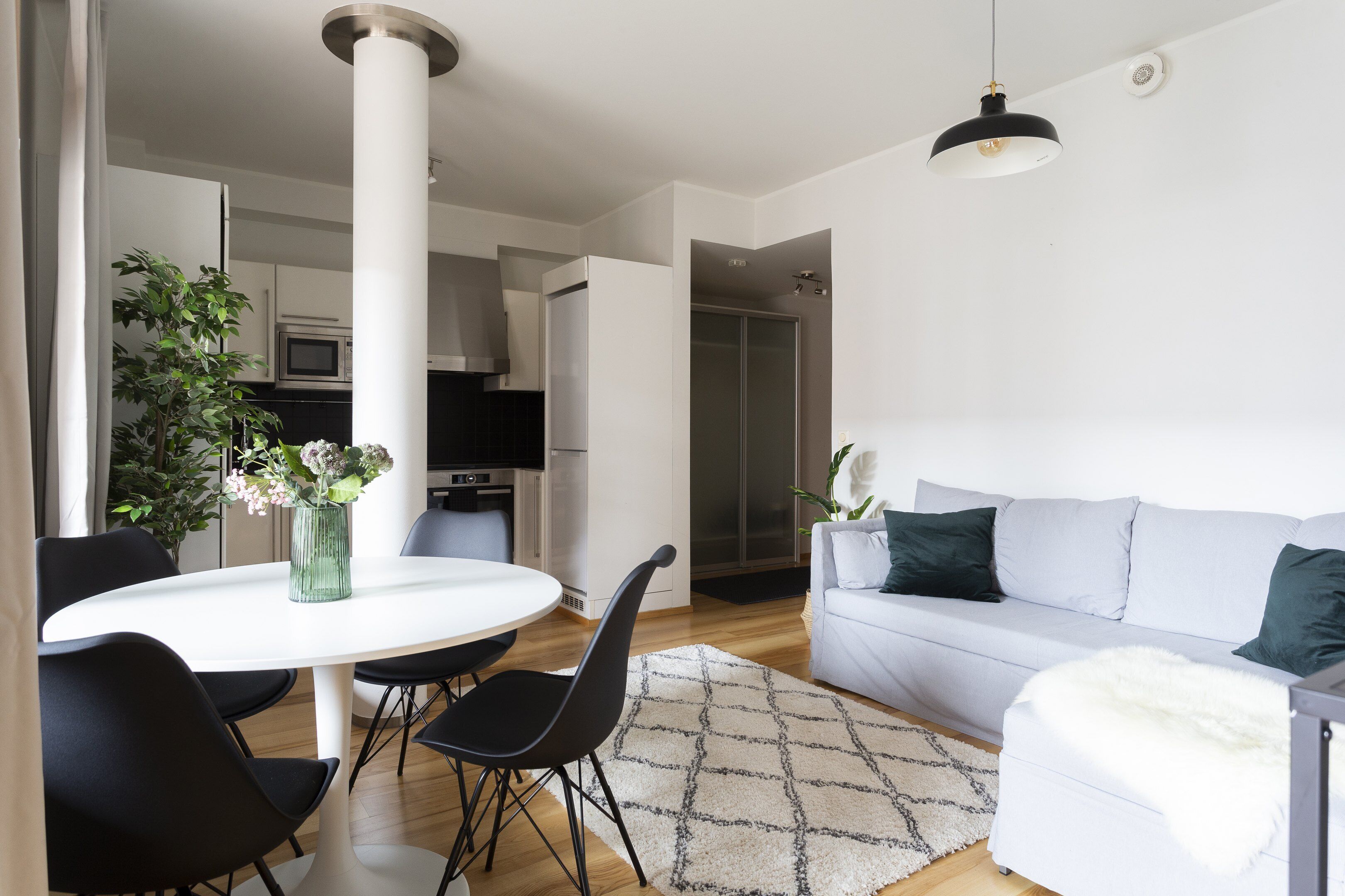 Deluxe Apartment | Living area | 36-inch TV with cable channels