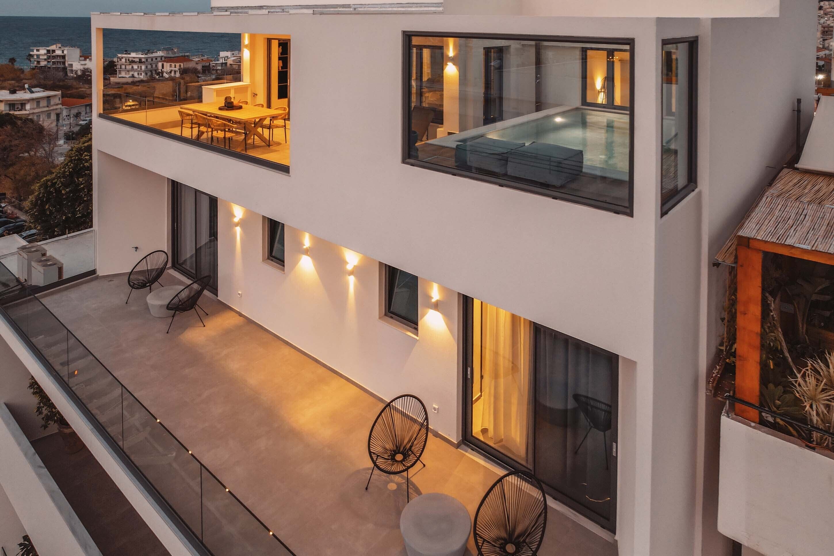 Majoituspaikan julkisivu