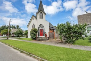 Exterior - This church, converted to a full-time residence, was built in the 1800's but has been updated to modern standards. (Enumclaw)