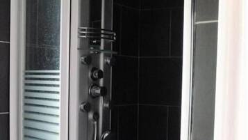 Shower, toilet paper