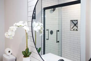 Shower, hair dryer