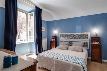 Chambre Double Classique | Couette en duvet d'oie, Wi-Fi gratuit, draps fournis