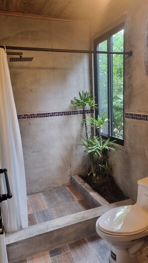 Cabaña superior | Baño | Toallas 