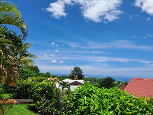 Baobab 1 Vacation Rental – 180° Ocean View, Pool & Nature in Sainte-Anne