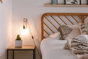 2 dormitorios, tabla de planchar con plancha, wifi y ropa de cama