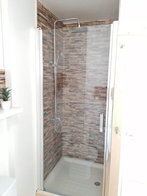 Shower, hair dryer