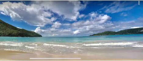 Sun-loungers, beach towels