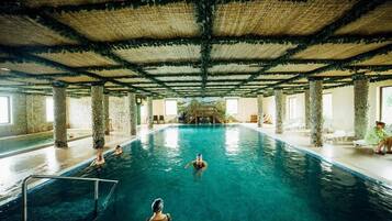 Sauna, steam room, hot springs, deep-tissue massages, Swedish massages