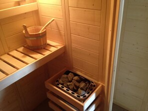Un sauna, baño turco, aguas termales/minerales