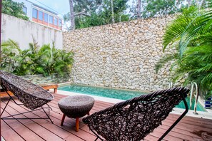 Pool - 3-story condo with private plunge pool, balcony, exercise room, and AC (Tulum)