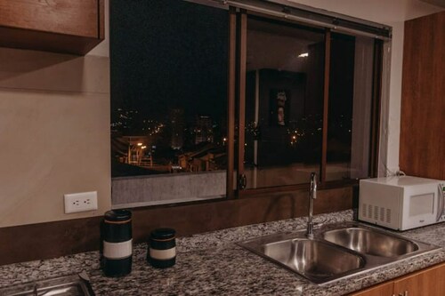 Beautiful suite with terraces and views of the city.
