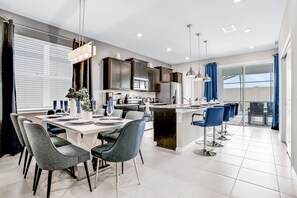 Fridge, microwave, oven, stovetop - Spacious resort home with private pool, game room, & abundant  amenities (Davenport)