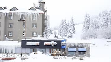 Fassade der Unterkunft