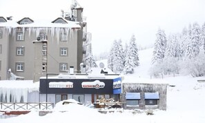 Façade de l’hébergement