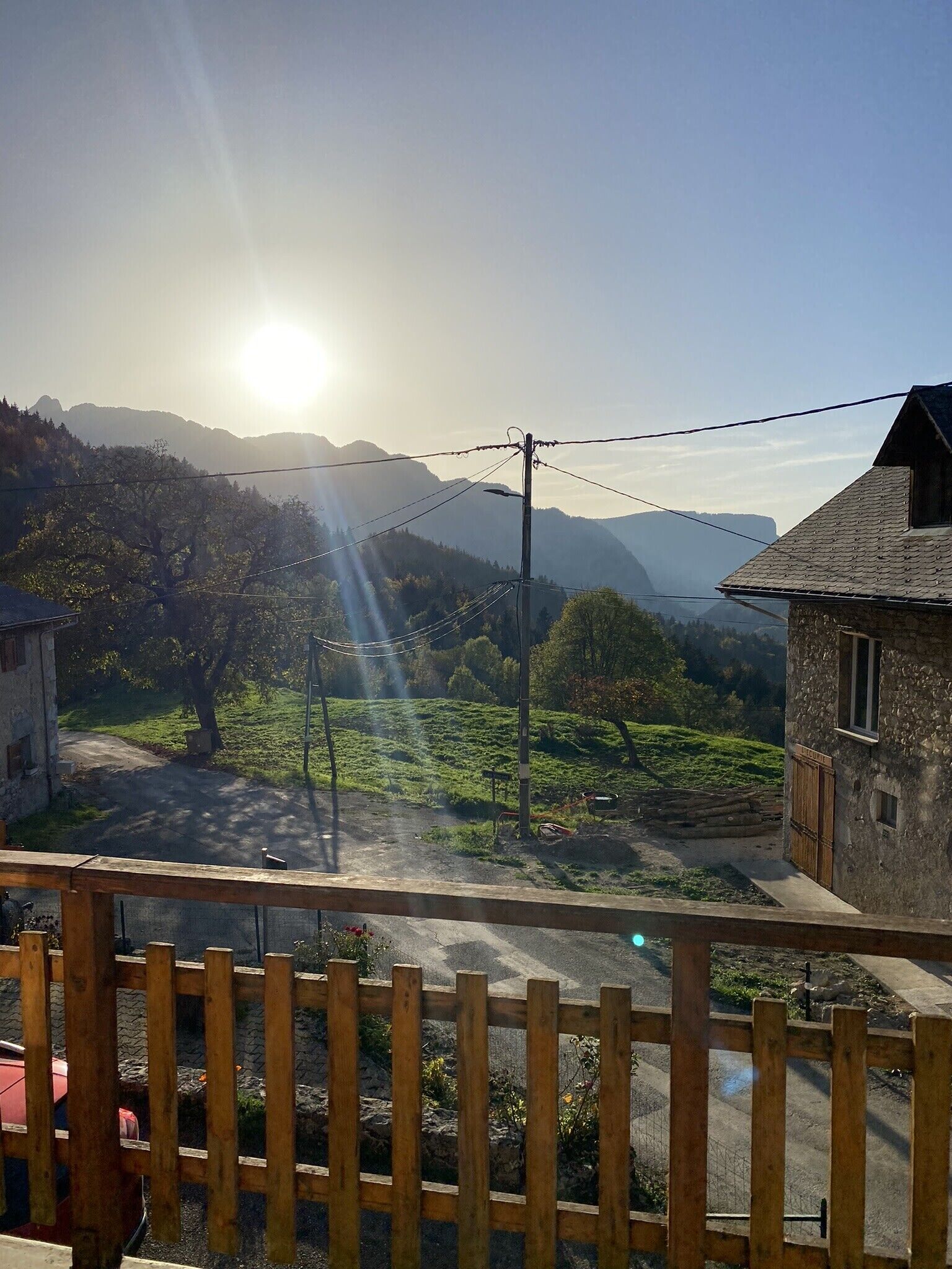 Enceinte de l’hébergement