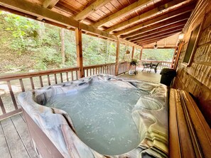 Cabin, Multiple Beds, Hot Tub | Property grounds - Willow Creek (Townsend)