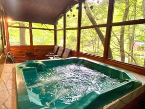 Cabin, Multiple Beds, Hot Tub | Property grounds