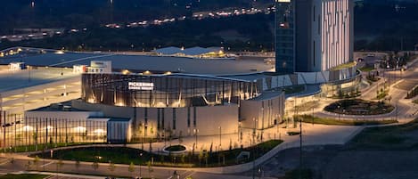 Façade de l’hébergement - soirée/nuit