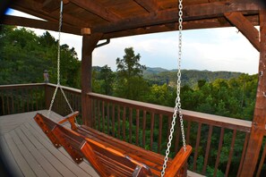 Cabin, Multiple Beds, Hot Tub, Mountain View | View from room