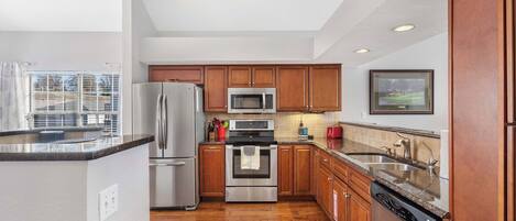 Condo, Multiple Beds, Kitchen, Golf View (Family Retreat on the Fairways) | Private kitchen | Coffee/tea maker
