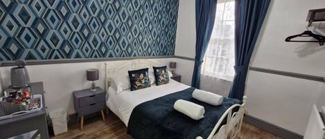 Premium bedding, pillow-top beds, individually decorated
