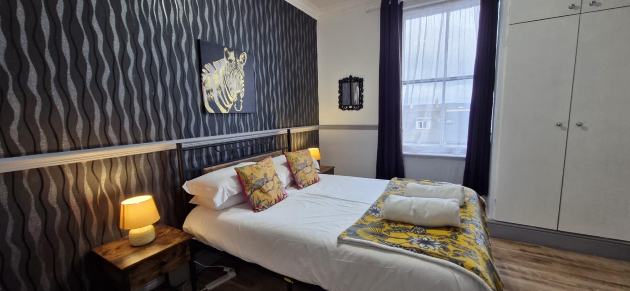 Premium bedding, pillowtop beds, individually decorated